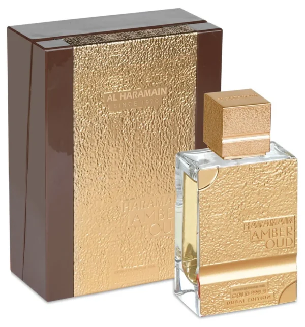 HARAMAIN AMBER OUD GOLD 999.9 UNISEX EXTRAIT DE PARFUM SP (2.53oz)