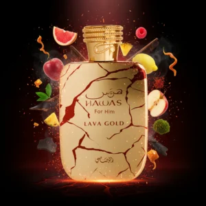 HAWAS LAVA GOLD MEN EDP - 100ML (3.40z) By RASASI Inspired by AUD MARACUYA MAISON CRIVELI